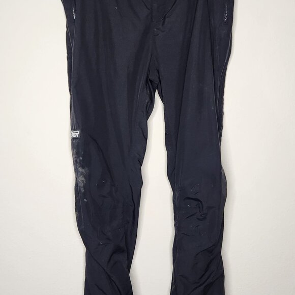 Spyder Mens XXL Black Ski snow Pants flaws Zipper sides Pockets Nylon - Picture 4 of 12